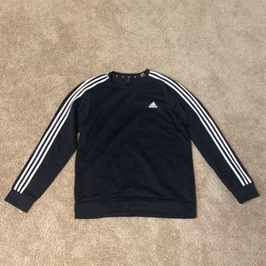 Adidas Crewneck Black Mens Large